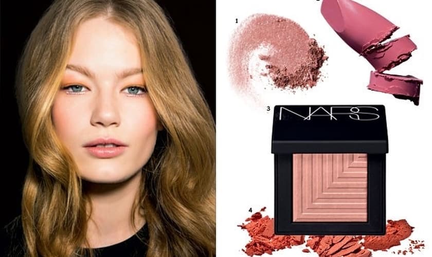 Maquiagem em tons de pêssego é eleito para o inverno 2015