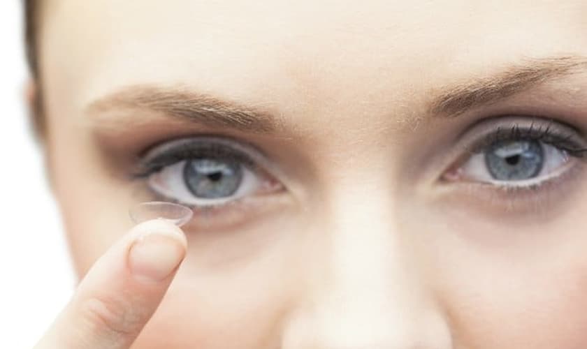 Maquiagem para lente de contato