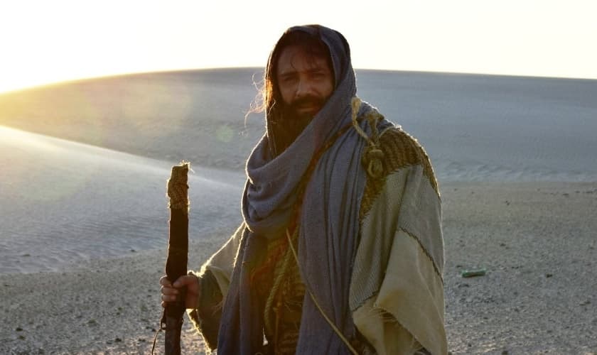 Petrônio Gontijo tem interpretado o papel de Arão (irmão de Moisés) na novela "Os Dez Mandamentos"