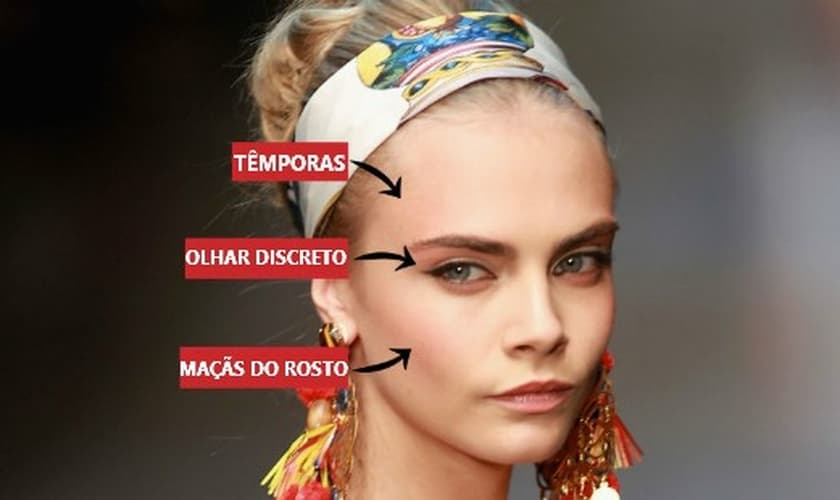 contorno facial com sombra