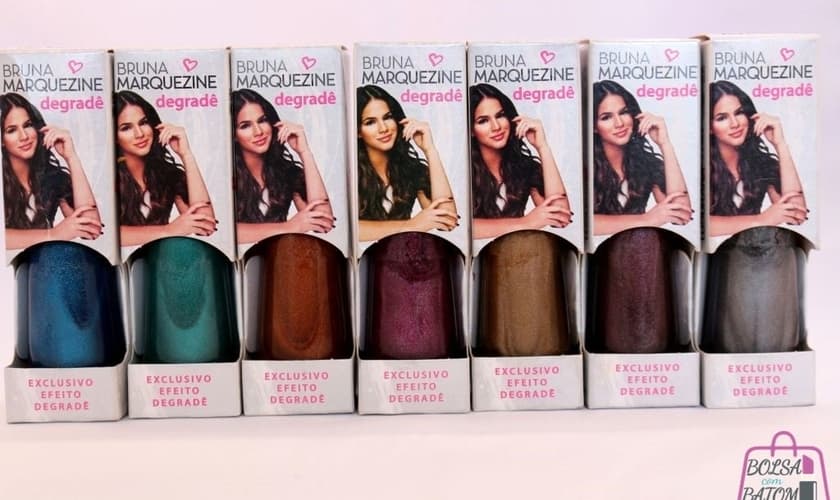 esmalte com efeito degradê