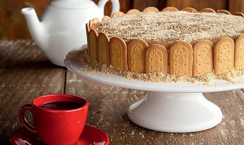 Charlotte de doce de leite