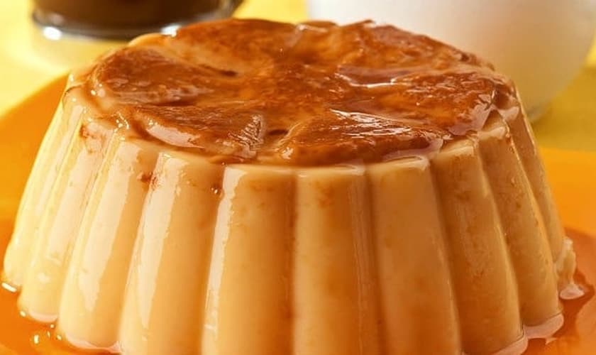 Pudim de doce de leite