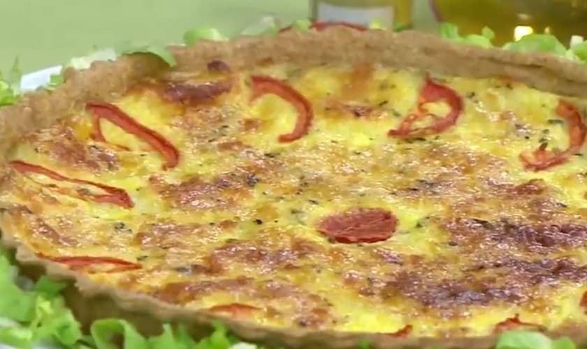 Torta de queijo fresco fit