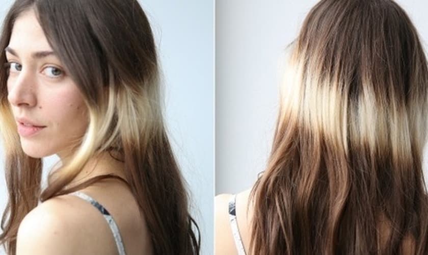 Coloração de cabelos sem retoques