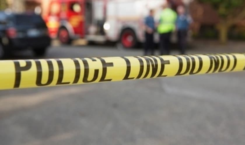 Polícia do Arizona isolou o local do crime e arredores para investigações.