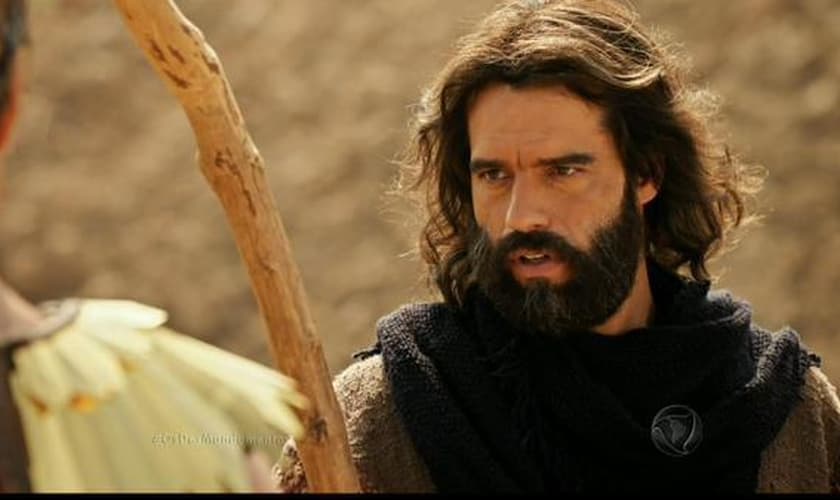 Cena da novela "Os Dez Mandamentos" (rede Record)