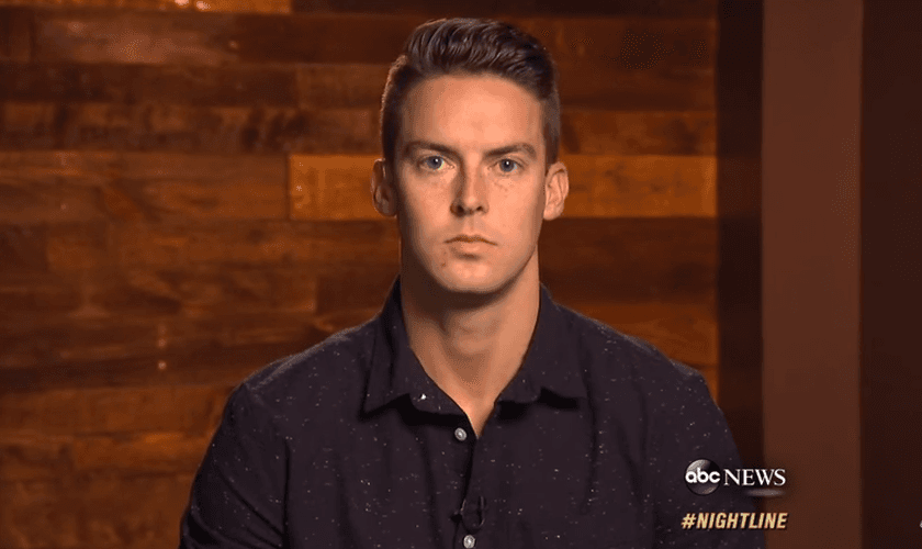 Pastor Davey Blackburn, líder da Igreja Resonate, em Indianápolis (Imagem: Captura de tela / ABC News)