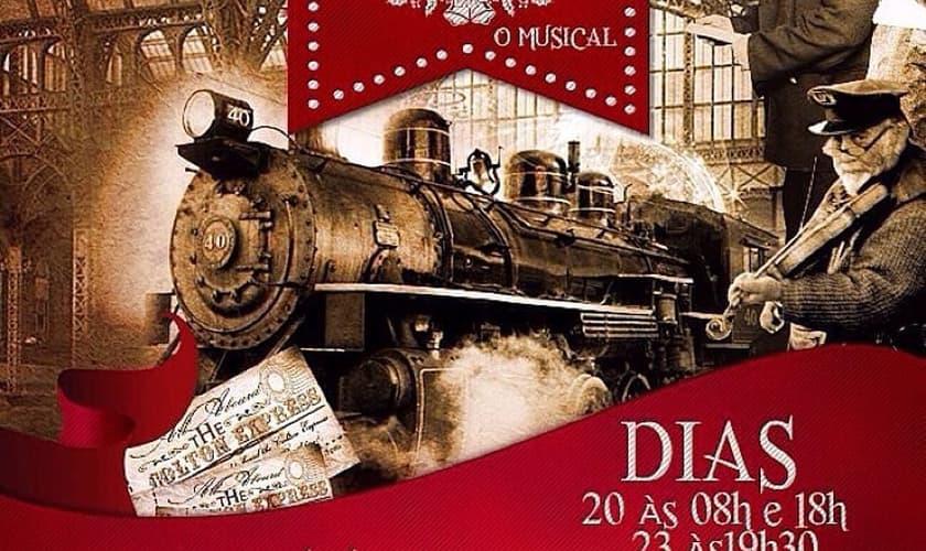 Convite do musical Estação centrao