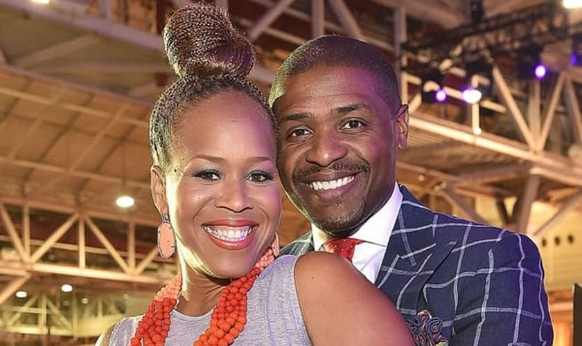 Cantora gospel norte-americana Tina Campbell e Teddy Campbell, seu marido. (Foto: Eurweb)