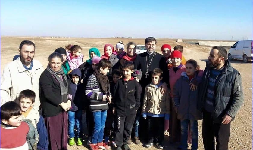 Os reféns estavam entre um grupo maior, de mais de 200 pessoas raptadas de aldeias ao longo do rio Khabour, no norte da Síria, no início deste ano. (Foto: ACERO)