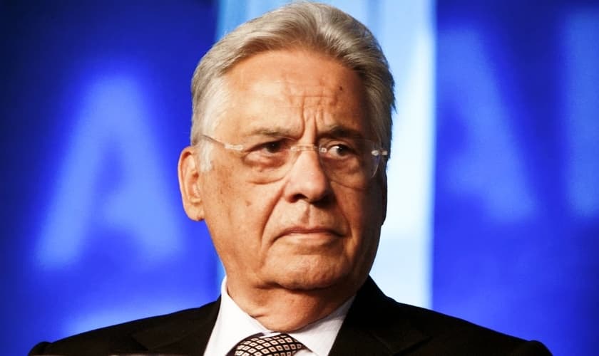 Fernando Henrique não quis falar com jornalistas e tem evitado se comunicar com a imprensa. (Foro: Reprodução).