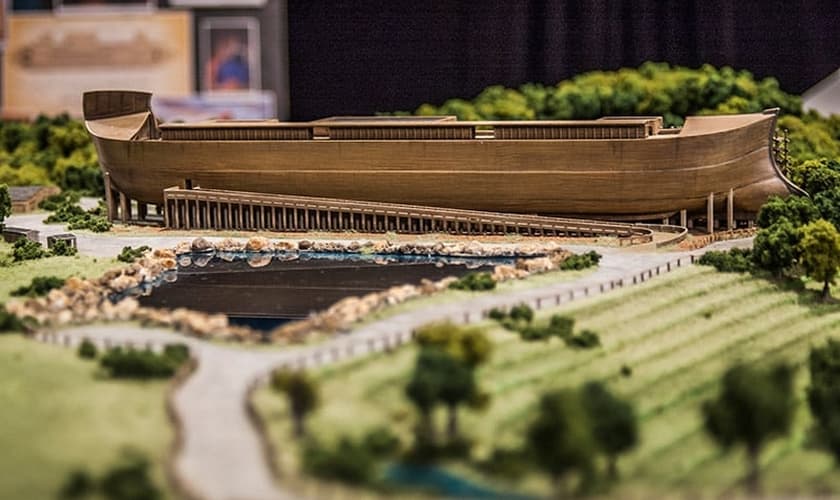 Maquete do Parque 'Ark Encounter', que será inaugurado em Kentucky, no dia 07 de julho. (Foto: Answers in Genesis)