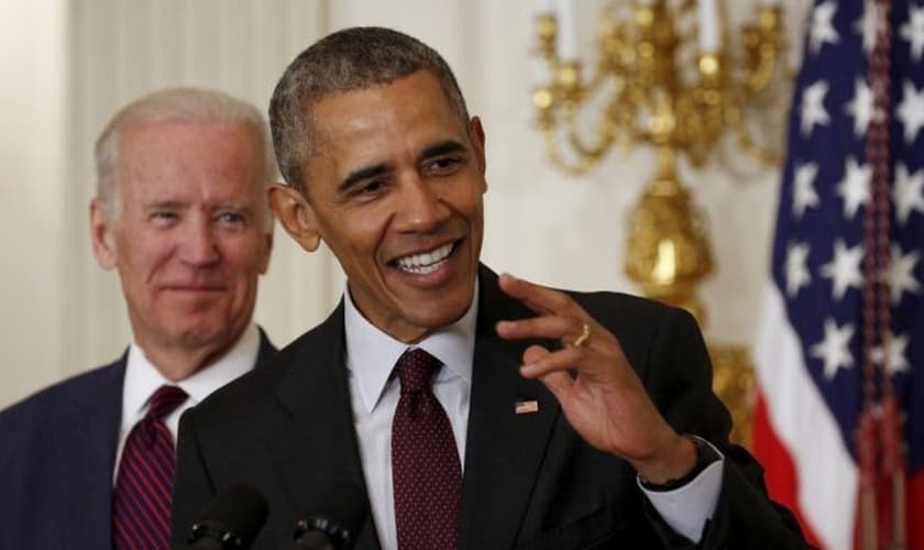 Presidente Barack Obama faz discurso durante o último Café Matinal com Oração de Páscoa, na Casa Branca. (Foto: Reuters)