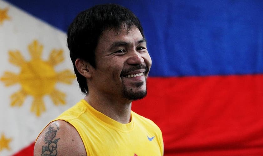 Manny Pacquiao é campeão mundial de boxe e agora pretende investir em sua carreira como político em seu país. (Foto: LA Times)