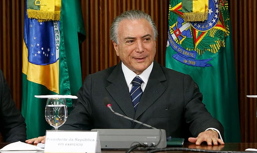 Presidente Michel Temer. (Foto: Folha de S. Paulo)