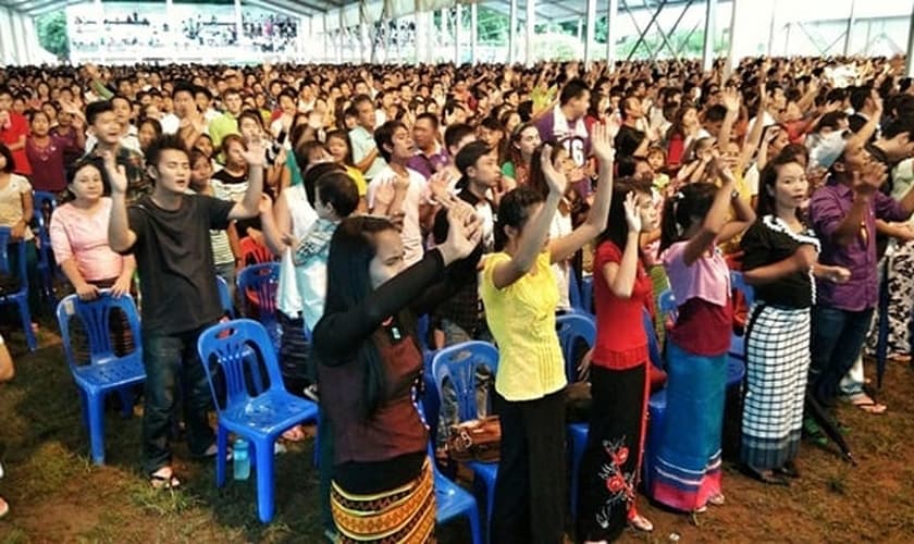 Cristãos de Myanmar. (Foto: CSW)
