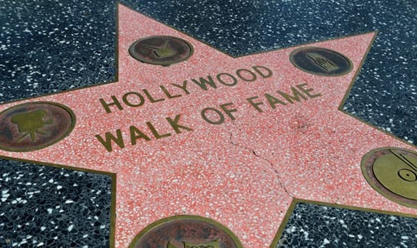 Calçada da fama - Hollywood. (Foto: Conta Mais)