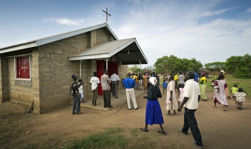 Igreja no Sudão. (Foto: Bolsa do Samaritano)