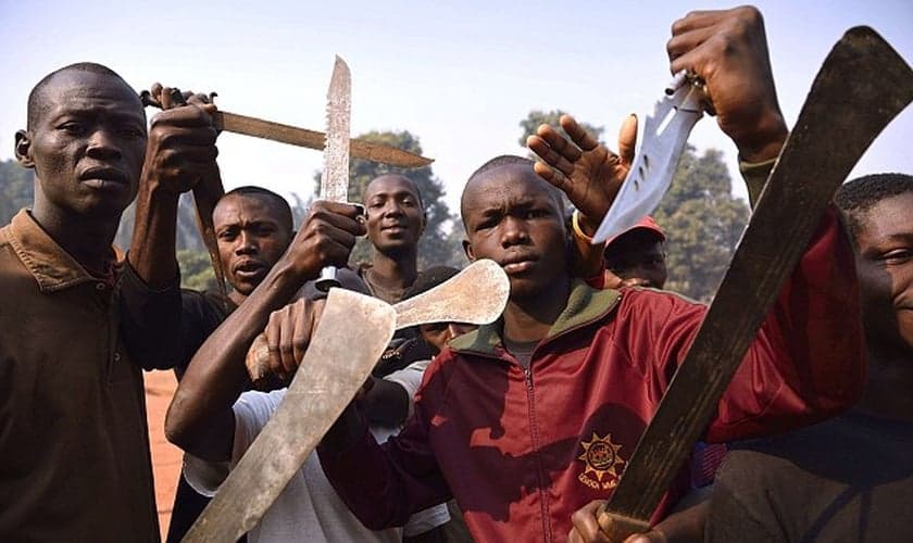 Grupo de extremistas islâmicos. (Foto: AFP)