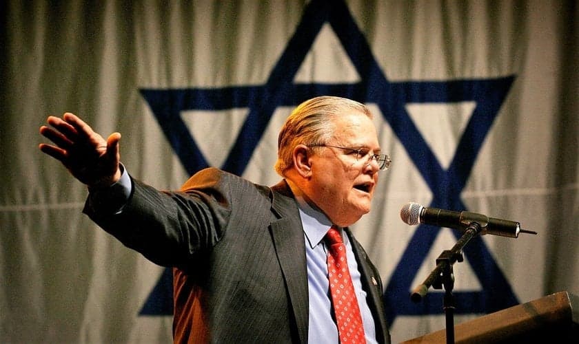 John Hagee é líder do ministério Cornerstone, no Texas e é um dos grandes apoiadores de Israel nos EUA. (Foto: APCNEWS)
