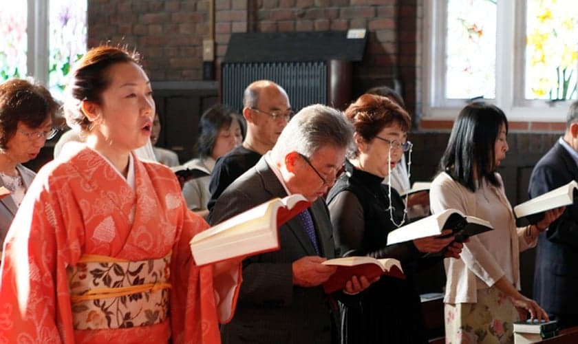Cristãos durante reunião na Comunhão Anglicana no Japão. (Foto: The Nippon Sei Ko Kai)