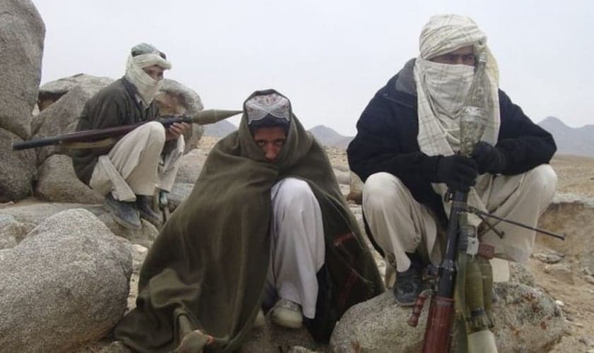 Terroristas do Talibã no Afeganistão. (Foto: Reuters)
