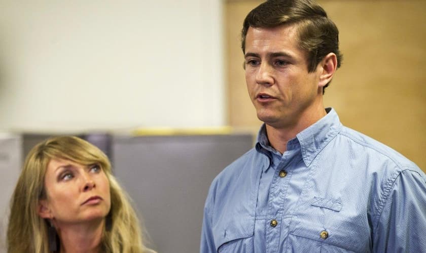 Patrick Hale apreendeu dois fugitivos de uma prisão na Geórgia, nos EUA. (Foto: Erik Schelzig/AP)