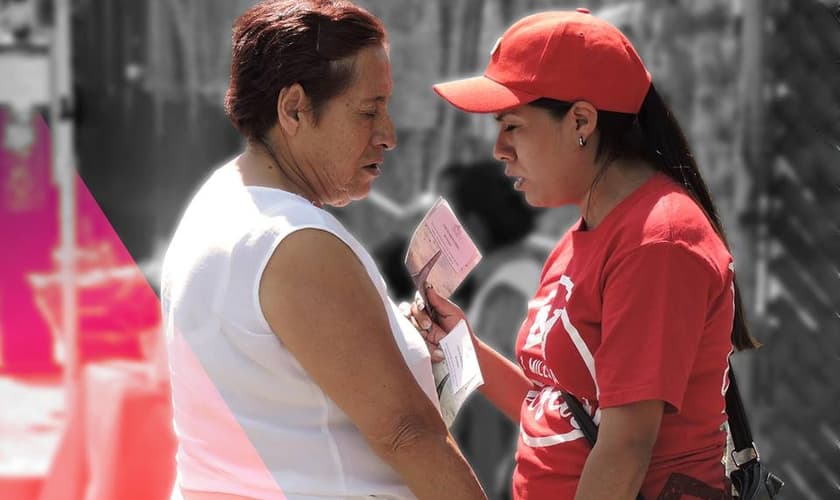 Evangelista pregaram o Evangelho durante um dia inteiro no México. (Foto: 1 Millón para Jesús)