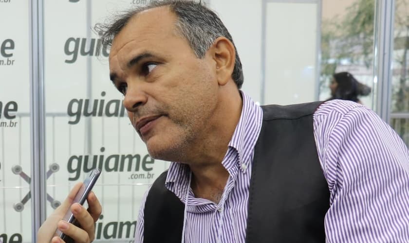 Jacymario em entrevista para o Portal Guiame. (Foto: Guiame/Marcos Paulo Corrêa).