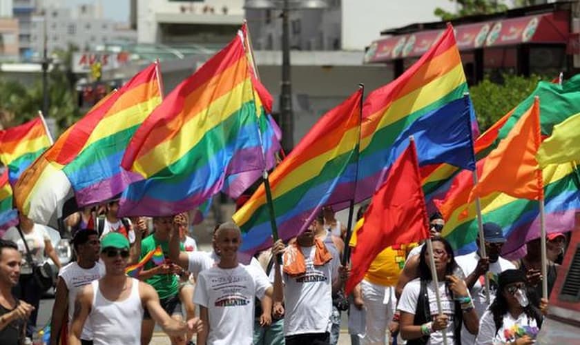 Protesto LGBT em Porto Rico. (Foto: NACLA)