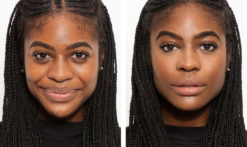 O app Made-2-Fit ajuda a encontrar o tom perfeito da sua base. (Foto: Reprodução/Cosmopolitan)