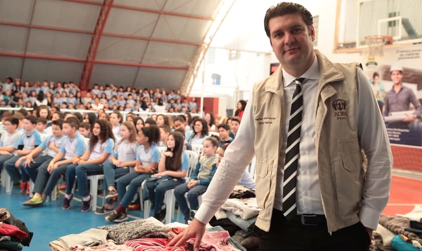 Mais de 7 mil alunos colaboraram com a arrecadação. (Foto: Denisson Di Berardino).