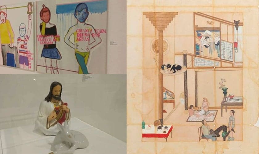 Exposição Queer Museu no Santander Cultural em Porto Alegre. (Foto: Reprodução/Facebook)