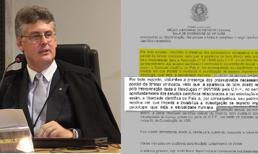 Após ter sua decisão mal interpretada, Waldemar Cláudio de Carvalho chegou a ser chamado de 'juiz da cura gay' pela grande mídia. (Imagem: Guiame)