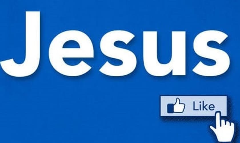 E se Jesus tivesse uma fanpage no Facebook?  (Foto: Lturgy)