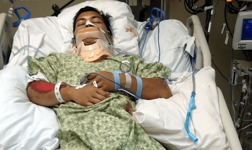 A recuperação de Christopher foi bem mais rápida que o esperado. (Foto: Reprodução).