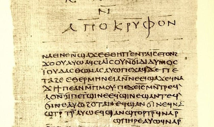 Fragmento da biblioteca de Nag Hammadi, uma coleção de 52 textos do cristianismo primitivo. (Foto: Wikimedia)