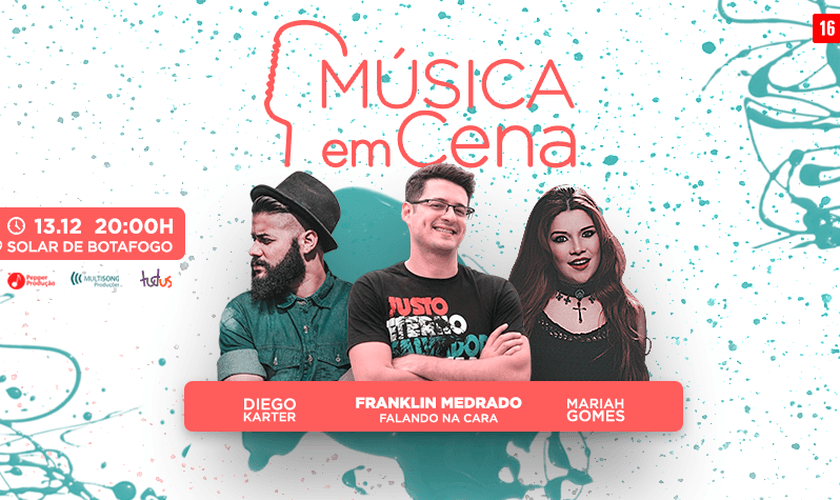 urante o show, Diego irá apresentar covers e também canções de seu álbum “Deus se faz Presente”. (Foto: Divulgação).