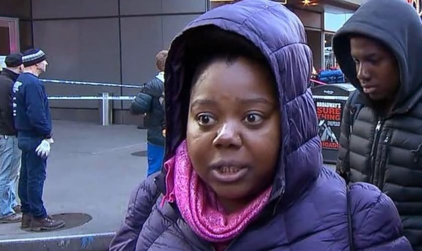 Christina Bethea fala à ABC News sobre sua sensação ao ver a explosão na estação de metrô. (Foto: ABC News)