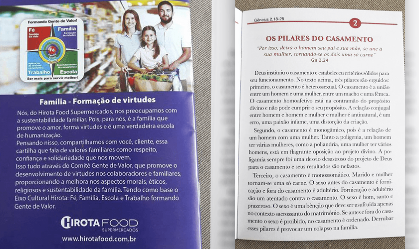 Livreto traz devocionais com princípios bíblicos sobre a Família. (Foto: Portal Fórum)