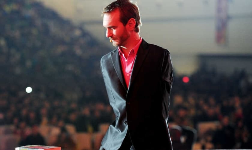 Nick Vujicic nasceu sem braços e sem pernas e tem inspirado com sua história de superação. (Foto: Getty Images)