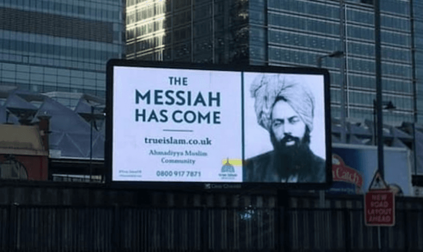 Os Ahmadi acreditam que Mirza Ghulam Ahmad foi a segunda vinda de Jesus, como servo do Profeta Maomé. (Foto: Reprodução).