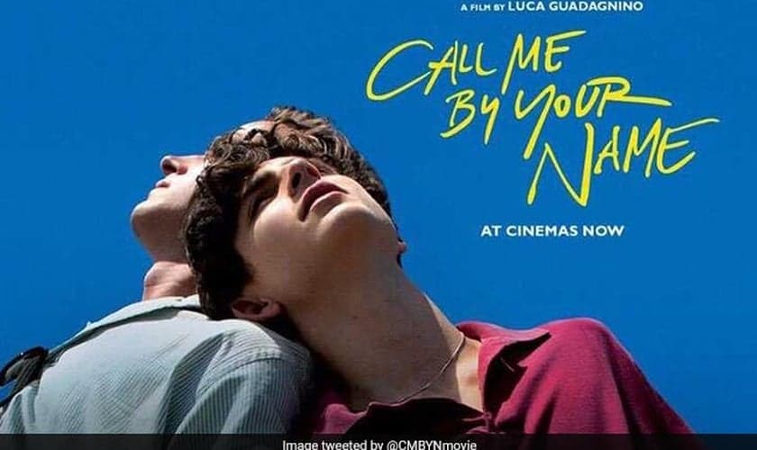 "Call Me By Your Name" conta a história de um relacionamento homossexual entre um adolescente e um adulto. (Imagem: Swirlster - NDTV.com)