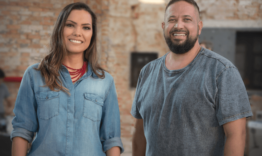 A live session foi gravada numa instalação da praça Victor Civita, em São Paulo. (Foto: Divulgação).