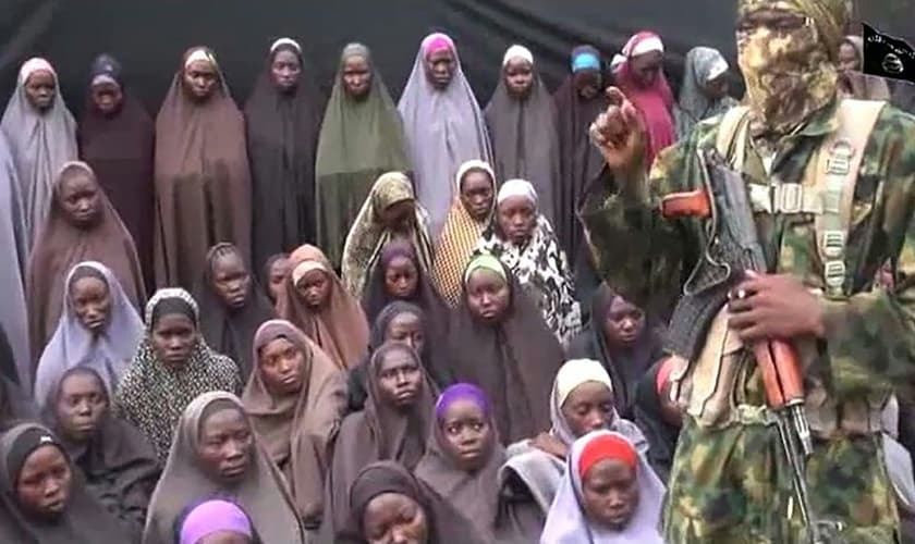 As meninas sequestradas em Chibok são em sua maioria cristãs. (Foto: Reprodução).