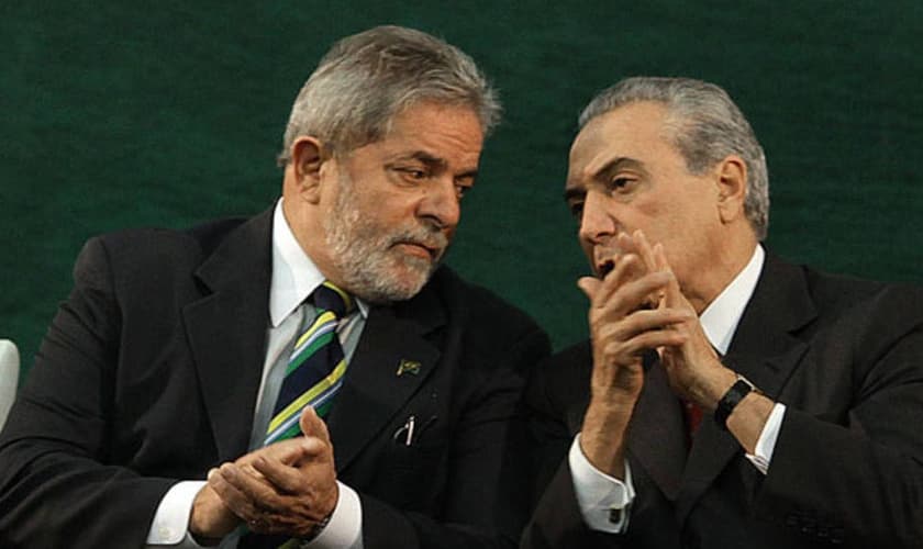 Lula e Temer. (Foto: clicrdc)