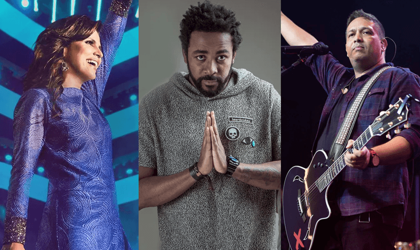 Aline Barros, Preto no Branco e Fernandinho são atrações confirmadas. (Foto: Divulgação).