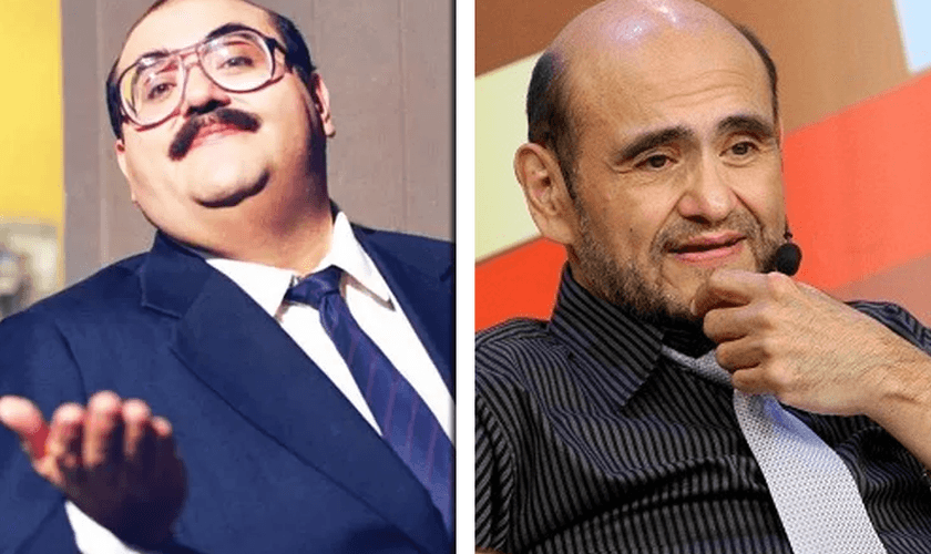 Edgar Vivar falou sobre sua fé cristã em um programa de TV no Paraguai. (Fotos: Reprodução)