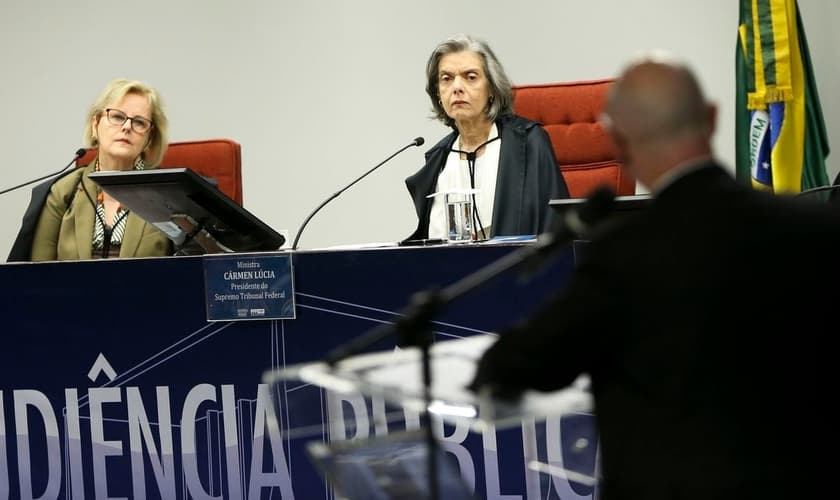 Segundo dia de audiência pública sobre a descriminalização do aborto no STF. (Foto: Marcelo Camargo/Agência Brasil)